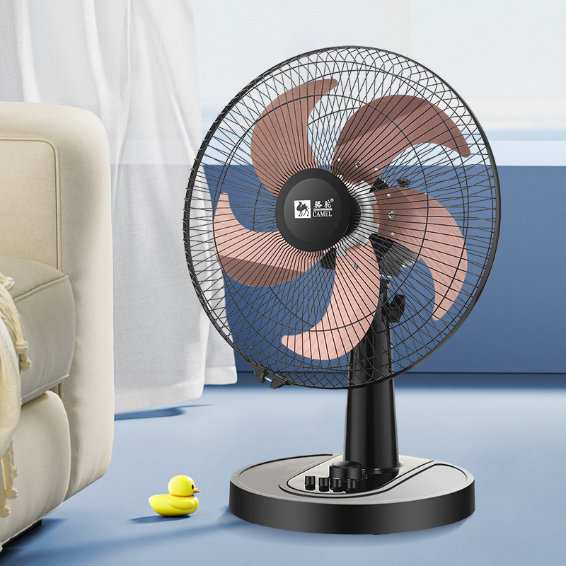 Ventilador de escritorio de camello ventilador de escritorio doméstico ventilador de escritorio ventilador de piso pequeño ahorro de energía cabezal de agitación ventilador de escritorio image 3