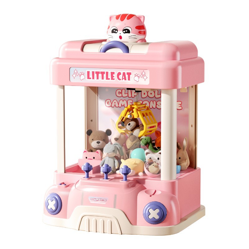 Niños de gran captura muñeca juego de la máquina de juguete pequeño hogar clip muñeca retorcido huevo rompecabezas niños y niñas regalo de cumpleaños