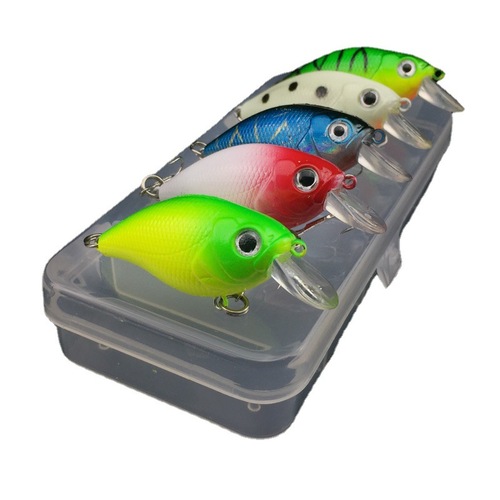 Weihe Minollua bait set 5 pieces/set 5-color fat man fishing bait fishing gear wholesale cross-border