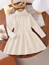 H 48229 Girl's Knit Sweater Dress Ůͯᘿ��B��ȹ