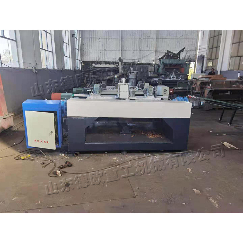 数控无卡旋切机 小型原木扒皮旋切机器 卧式转动松木杂木剥皮机