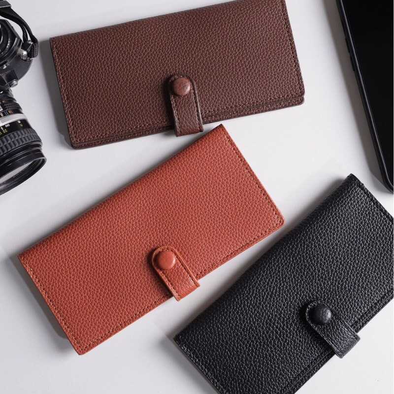 High-Quality Classic Long Wallet for Men and Women, Japanese-Style Storage Card Holder, Id Holder, Wallet, Fashionable, Convenient, and Feels Good in Hand