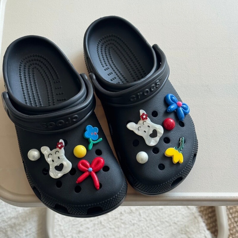 Compatible with Crocs clog shoes accessories, balloon puppy shoe charms, DIY shoe buckles, detachable accessories, decorative buckles, cross-border Compatible with Crocs clog shoes accessories, balloon puppy shoe charms, DIY shoe buckles, detachable accessories, decorative buckles, cross-border