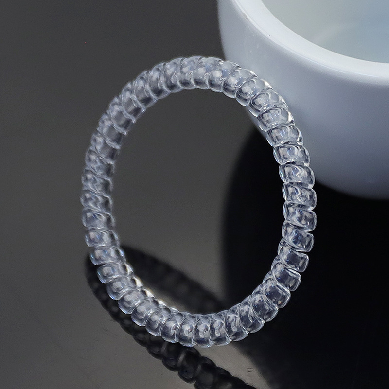 Línea telefónica simple banda para el cabello pulsera delgada cuerda para el cabello nueva cuerda para el cabello corbata Cola de Caballo banda de goma elástica Corea del Sur accesorios para el cabello