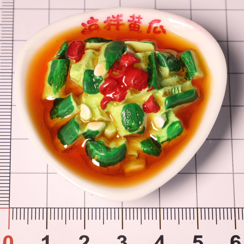 跨境夏日立体食物冰箱贴食玩冰粉爆爆珠树脂冰箱磁性贴装饰品批发|undefined