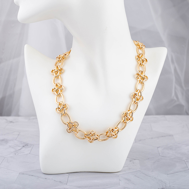 67g Weight Steel Pendant Material Pendant Necklace Classification Steel Chain Material Belcher Chain Chain Type Wedding, Travel Occasion Steel Material Waves Pattern Women'S Gender Simple Style, Classic Style Style Simple Style Classic Style Waves Steel Belcher Chain Pendant Necklace In Bulk 7