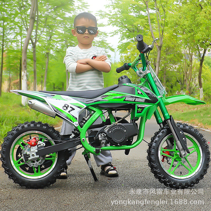 Mini Moto Todoterreno Infantil de Hierro y Plástico con Transmisión Automática para Niños Mayores de 12 Años