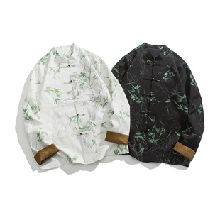 2024 spring and autumn new Chinese high-end sense retro buckle coat Chinese wind long sleeve coat a generation of hair