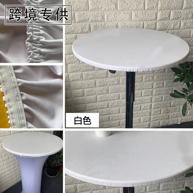 Custom Home Outdoor Waterproof Oil-proof Table Cover Stain-resistant Scrub-resistant Table Mask Hotel Tablecloth Black Red