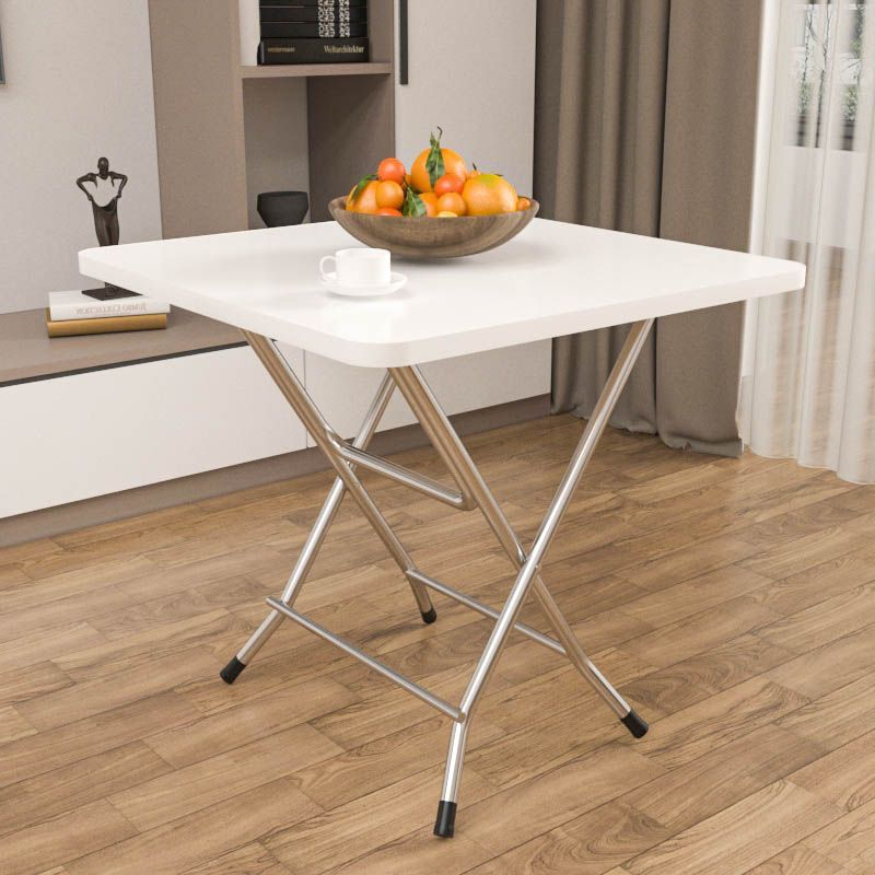 Mesa plegable simple portátil rectangular contra la pared pequeña mesa dormitorio de alquiler mesa de comedor pequeña mesa cuadrada al aire libre