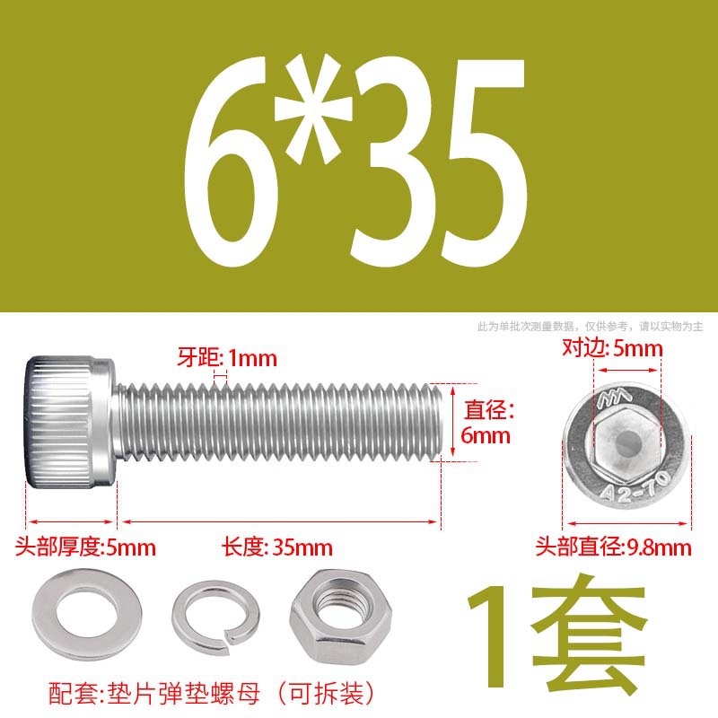 304 acero inoxidable hexagonal socket tuerca junta conjunto alargado cilindro cabeza taza perno tornillo