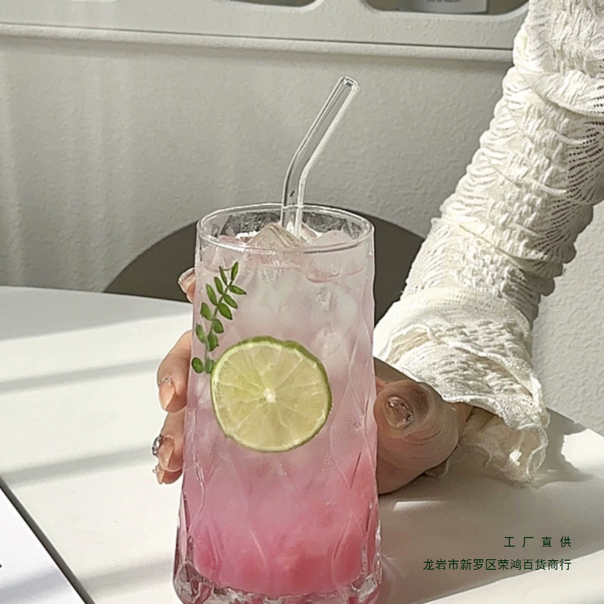 Высококачественный фруктовый чай, чашка для чая кофе, коктейльное бокал для вина, стекло, американский стиль