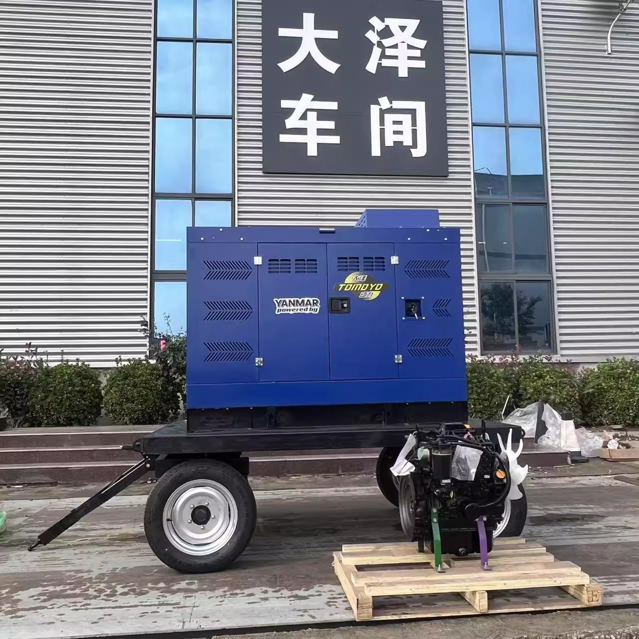 抢修工业级大功率AC30KW 50KW柴油驱动发电电焊机400A500A600A
