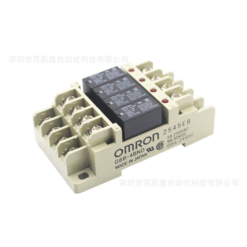 欧姆龙 G6B 中间继电器G6B-4BND DC24 原厂现货 D4NS-1CF