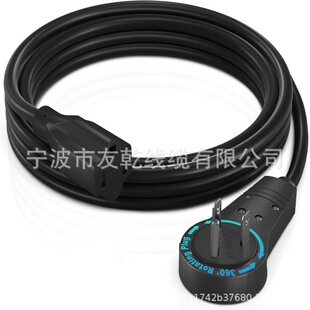 �����| 5 Ӣ�� 360&deg;,3 צ�ӵؾ� 16 Awg �Դ�� ��ɫ UL �J�C