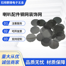 喇叭配件钢网装饰网厂家 10-100mm规格尺寸多声道装饰网 鹏锦电子