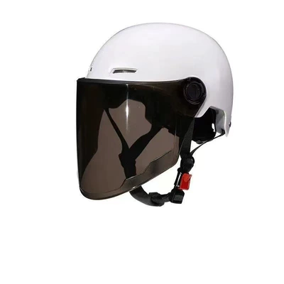 Factory Wholesale — Motosiklet kaskı (dəbilqə) - pure-white-anti-scratch-long-mirror-free-night-reflective-stickers-306