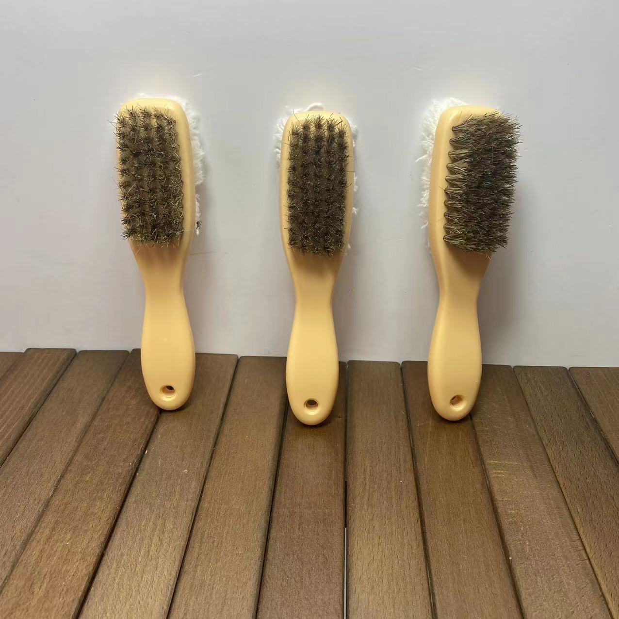 Zhufeng 8892-2 Pig Mane Shoe Polish Brush Household Shoe Polish Brush Pig Mane Brush Double sided Brush Shoe Polish Brush