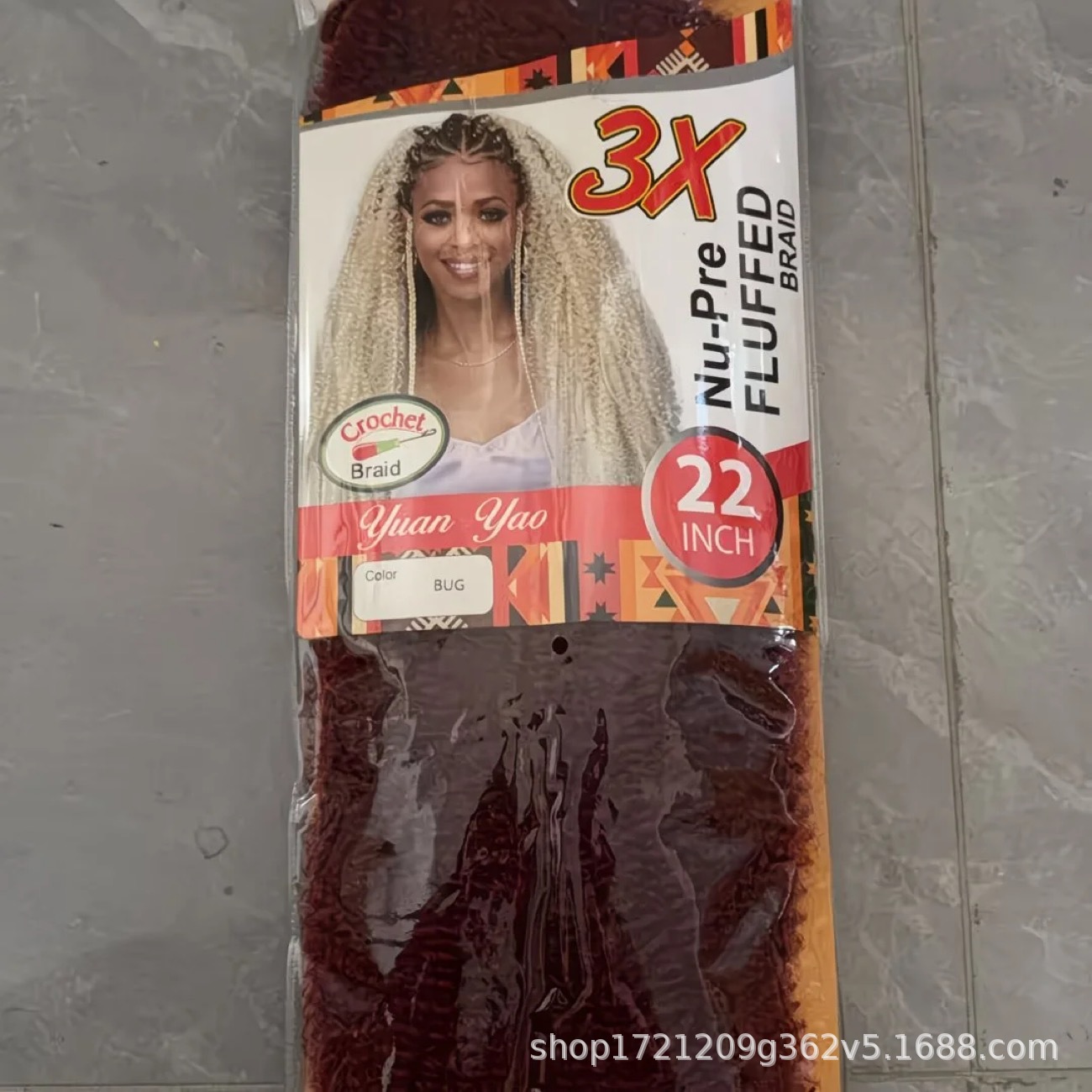 3X Twist Kinky Marley Crochet Braids Perruca de orugas image 15