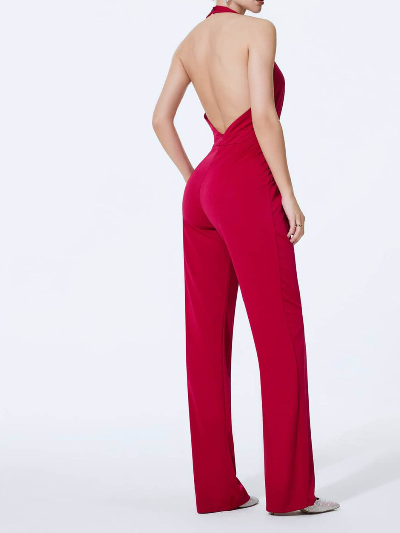 Women's Casual Office Daily Temperament Commuter Commute Style Solid Color Basic Model Full Length display picture 17