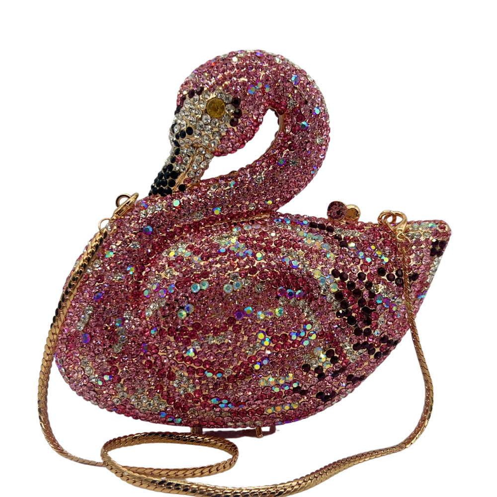 Transfronterizos nuevos paquetes de taladro de taladro para banquete de animales bolsas tridimensionales bolsas de taladro para banquetes europeas y estadounidenses bolsas de mano clutch new