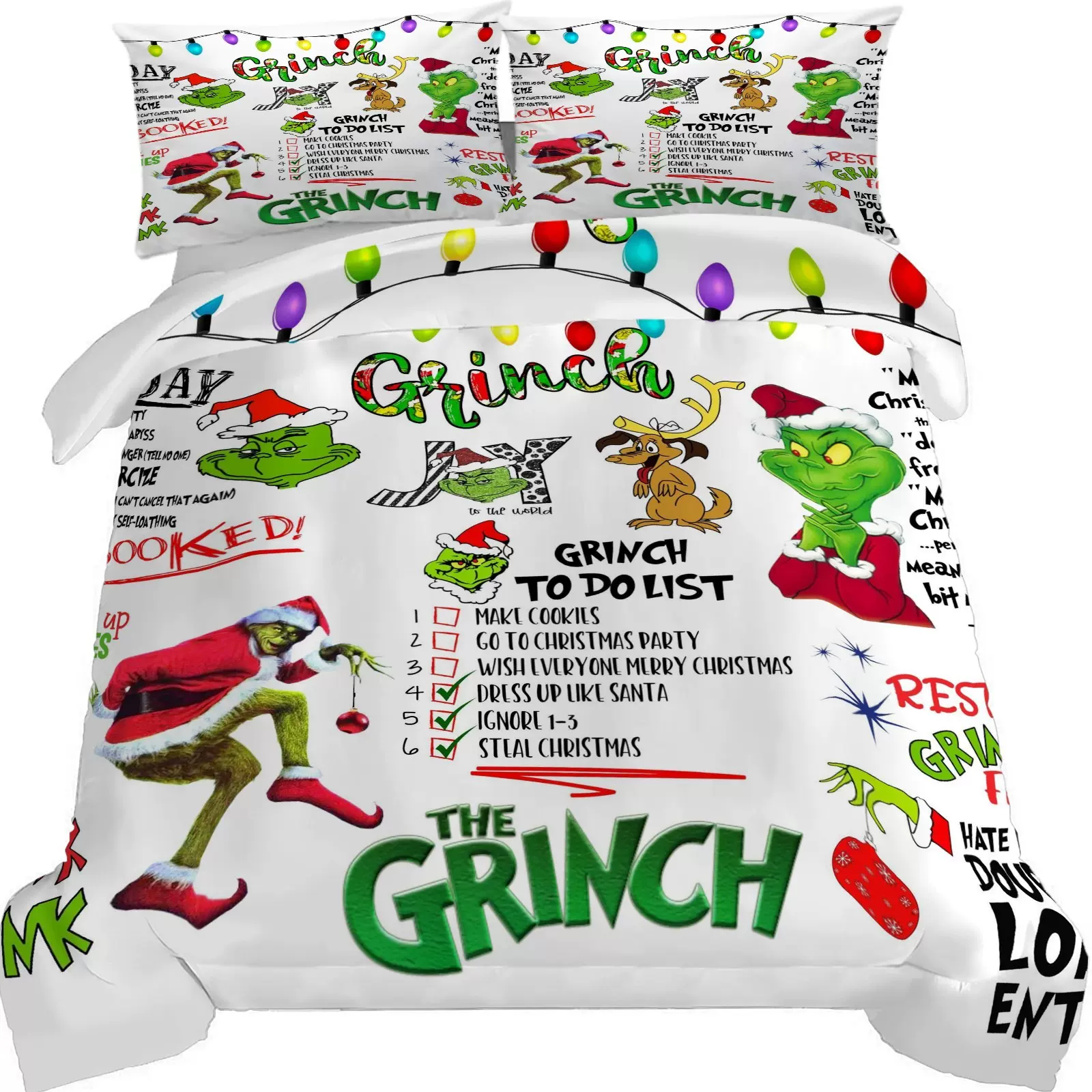 ins外贸印花跨境三件套四件套磨毛床盖被套高档加厚套装床单