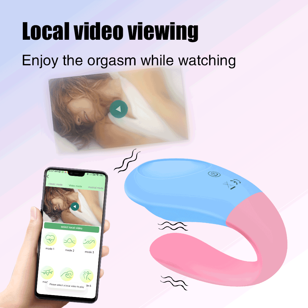 Wibrowator sterowany aplikacją z pilotem dla kobiet_voghion.com