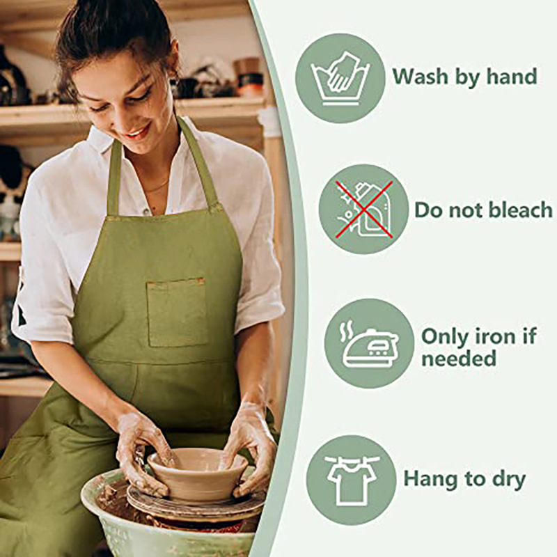 Transfronterizo Amazon lona delantal impermeable bifurcación larga cortes de piernas cortes de pelo ropa de trabajo delantal fabricantes al por mayor personalizados