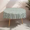 Sage green plaid