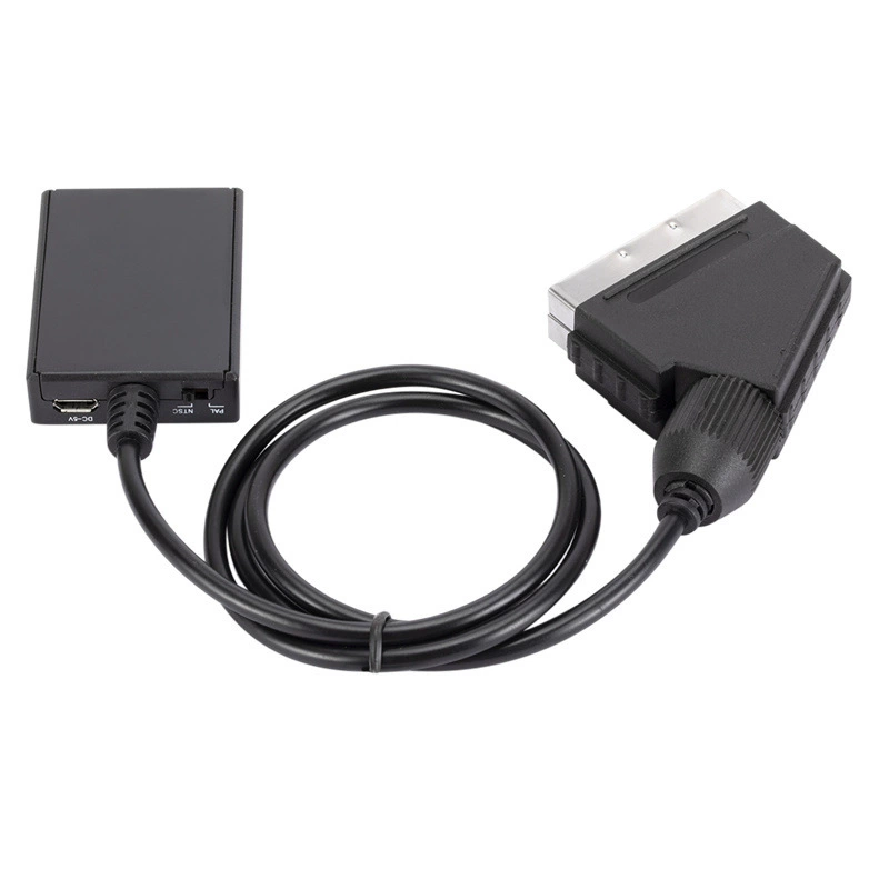 Частная модель HDMI в SCART конвертер 1080p HD виде адаптер HDMI в SCART проводка