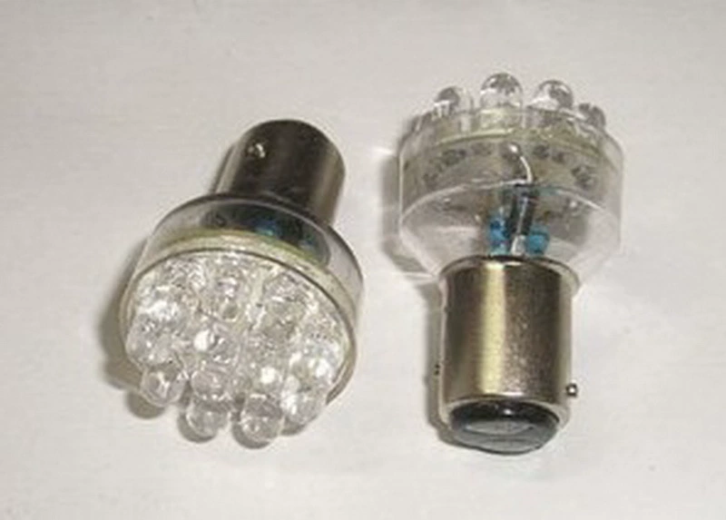 10 штук 12LED универсальная мотоциклетная тормозная подсветка светодиодный brake light S25 указатель поворота задний ход
