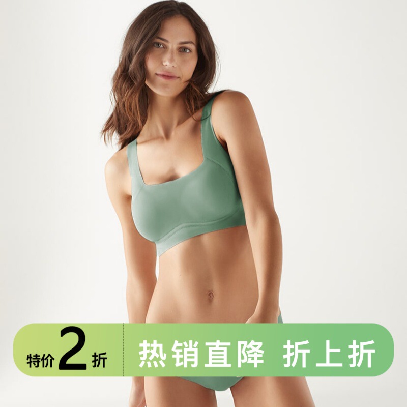 Special Offer W-Type Breast-Retracting Anti-Sagging Comfortable Breathable Bra Full Cup No Rims Cotton Lined Thin Cup Intimates for Women