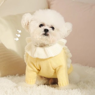Dog clothes winter warm small dog teddy schnauzer bear autumn clothing autumn and winter pet puppy puppy sweater