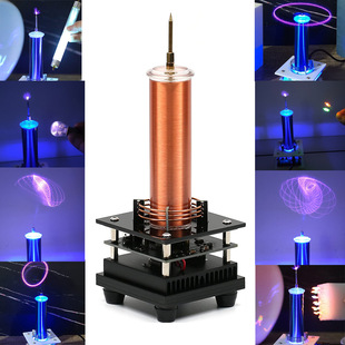 Music Tesla arc plasma speaker wireless transmission experiment artificial lightning science and education toy