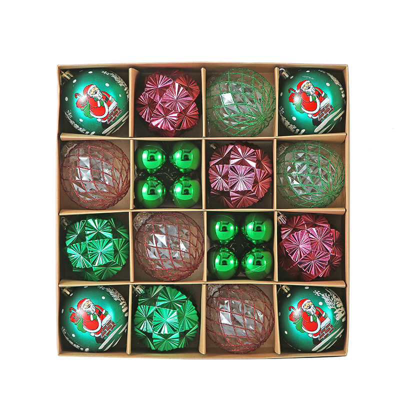 Venta caliente transfronteriza Bola de Navidad al por mayor Decoración de árbol de Navidad Bola de regalo de diseño exquisito