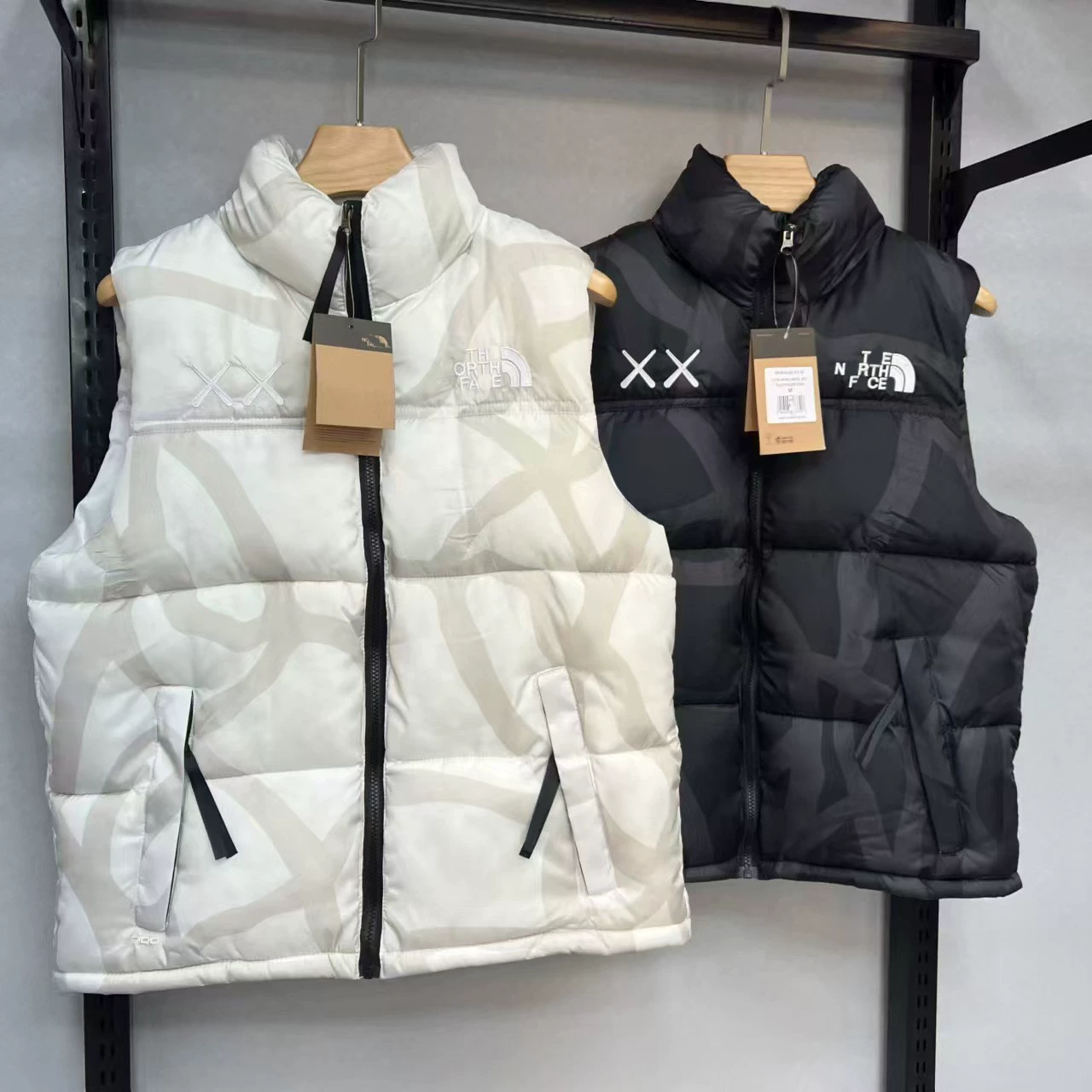 Demi-season down jacket, vest, keep warm sesame oil, for beloved
