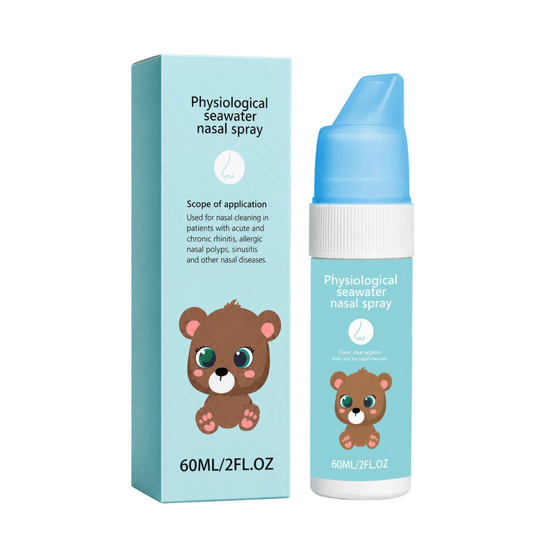 Sea Salt Nasal Spray Daily Nasal Cleansing and Moisturizing Enjoy Fresh Air Gentle Nasal Care Spray