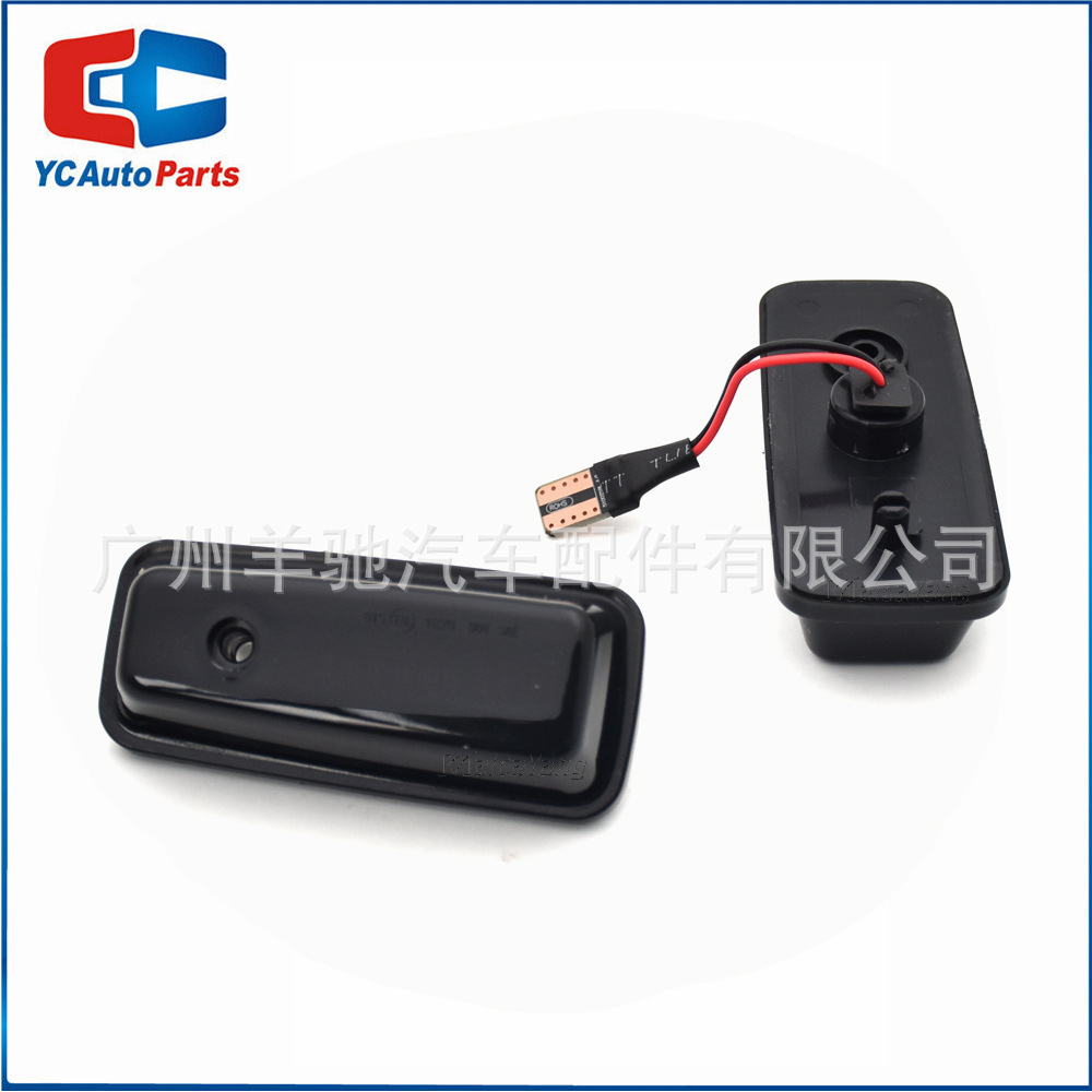 Aplicable a Mercedes-Benz G-Class W461 W463 G500 lámpara de lámpara de hoja de flujo dinámico lámpara de señal lateral LED