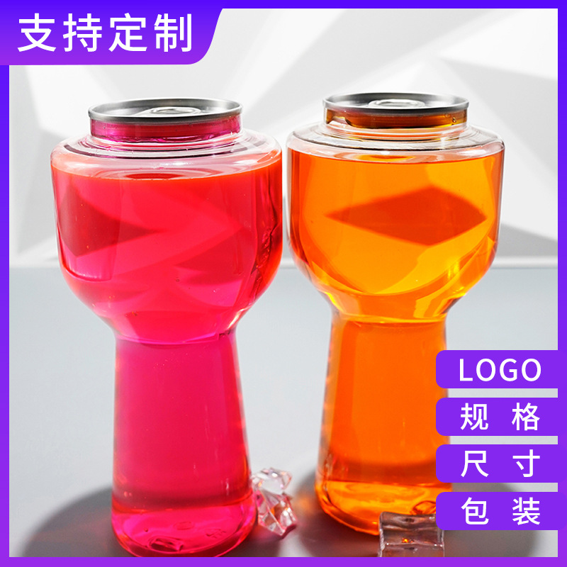 Dual-Yang latas de plástico PET transparentes con tapa botella de té de leche red taza de jugo de bebida exportación al por mayor inventario image 3