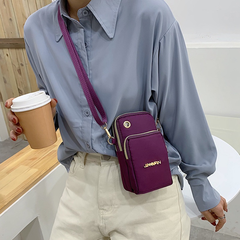 斜挎手机包女中老年迷你小包包坚款理钱包小百搭单肩帆布包包