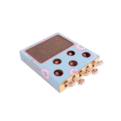 Cross-border best-selling cat mallet toy corrugated paper cat claw board self-entertaining interactive cat toy supports OME