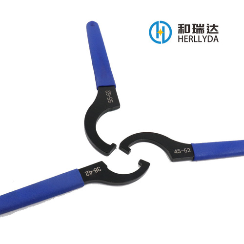 Hook wrench, C-type crescent wrench, ER nut wrench, Semi-circular hook wrench, special for disassembly tool