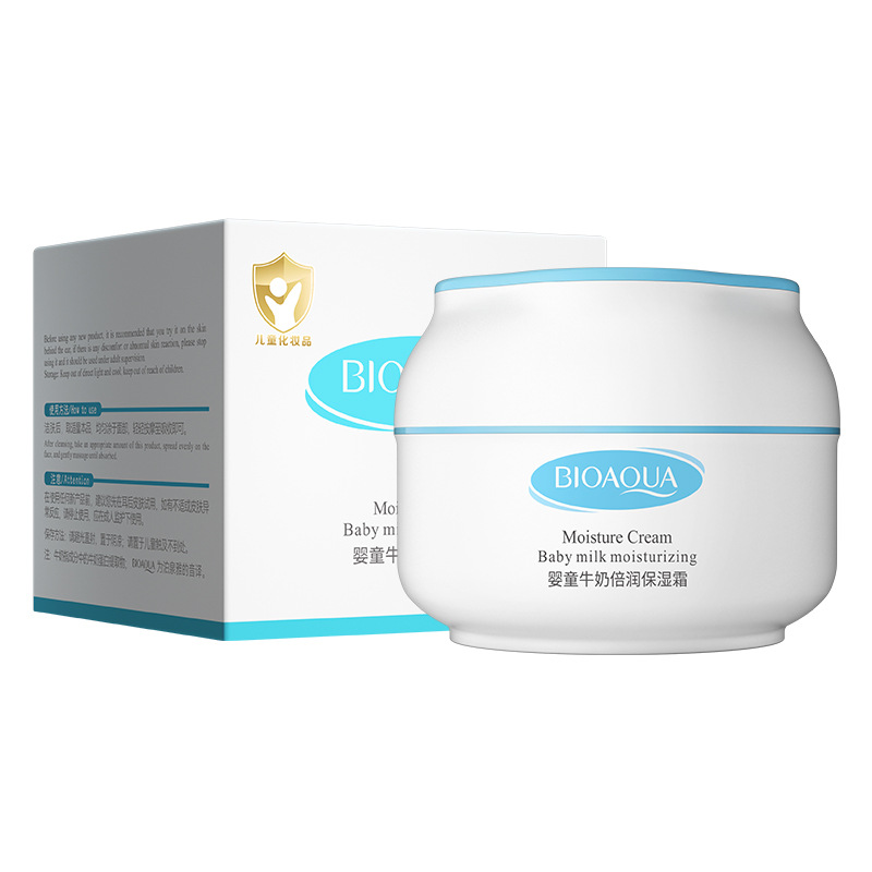 Crema Facial Hidratante de Leche para Bebés Hidratante para Bebés y Niños
