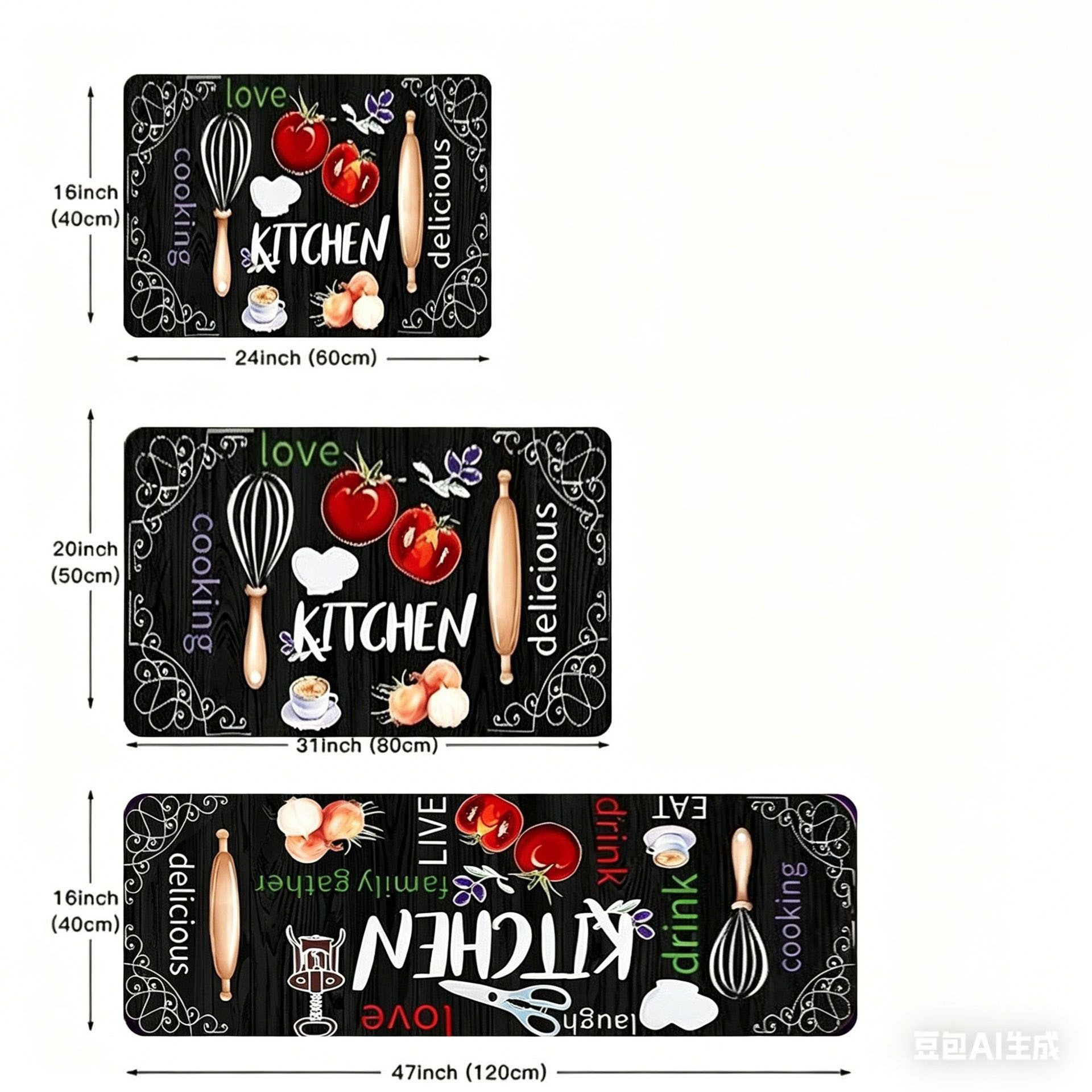 Cocina americana de barro de diatomeas almohadilla de suelo de cocina de dos piezas conjuntos de absorción de agua rápida almohadilla de secado de pies puede cortar almohadilla de puerta resistente al desgaste almohadilla antideslizante doméstica