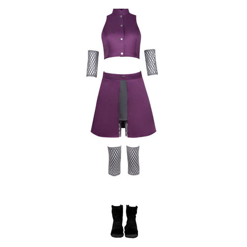 Ninja clothes Yamanaka Ino cos costume Halloween costume two-dimensional comic exhibition cosplay skirt