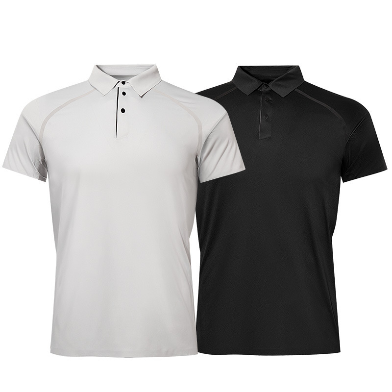 Sunflower Summer Lapel Polo Shirt Cool Ice Silk Quick-Drying Ultrasonic Fully Seamless Laminated Sports Golf t