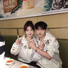 秋季卫衣2025新款ins超火高级感小众不撞款秋冬外套潮刺绣情侣装