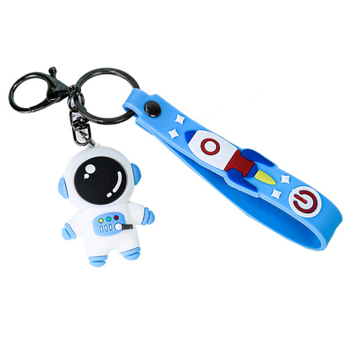 Creative Cute Gift Astronaut Keychain Space Pen Tip Pen Cap Accessory Car Keychain Gift Accessory