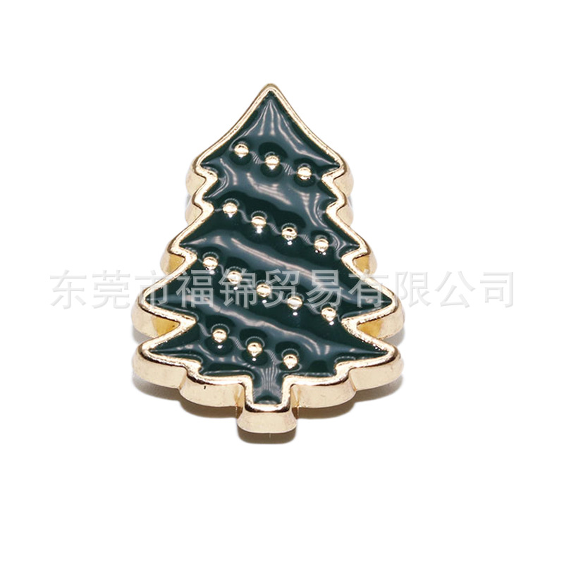 Nuevos accesorios de zapatos de hormigón, botones de zapatos de fruta metálica, accesorios de zapatos de flores del centro comercial