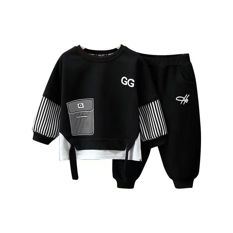 Chlapecký svetrový set Jarní novinka Dětská móda Oblečení Trendy Rash a Hezký podzim Network Red_voghion.com